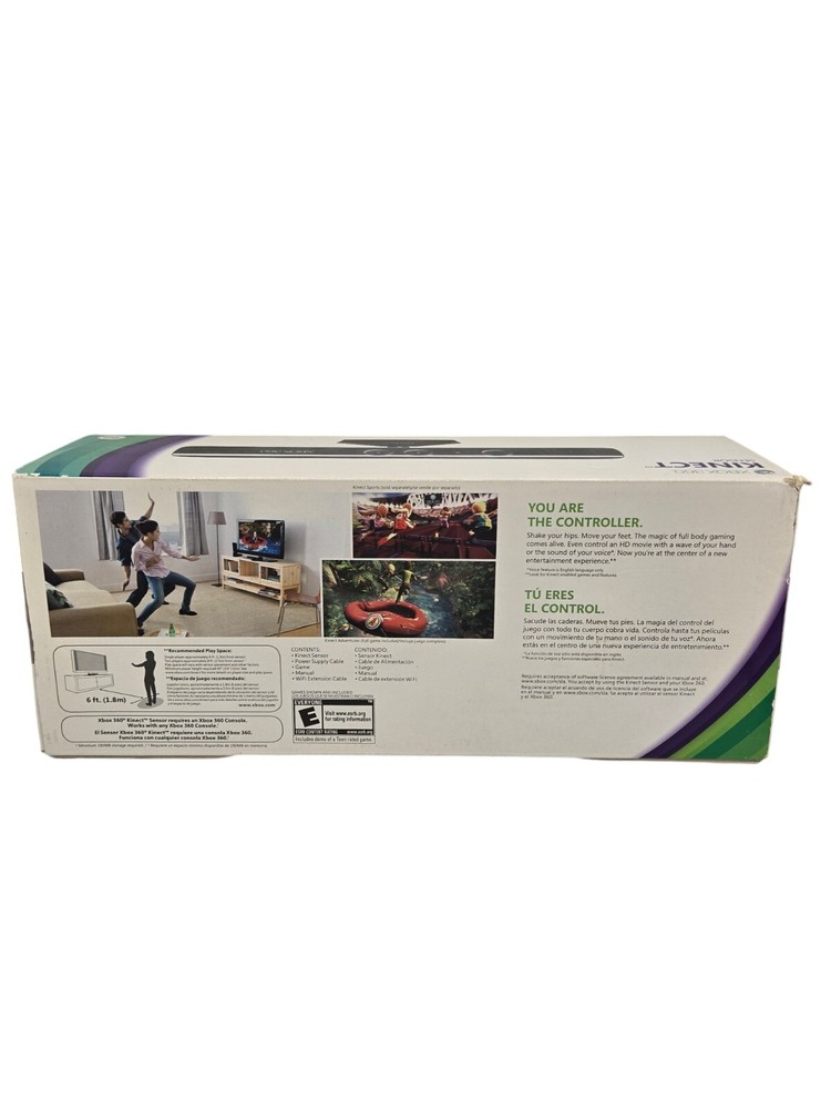 Kinect Sensor Camera With Box and Kinect Adventures Game (NEW) Bundle