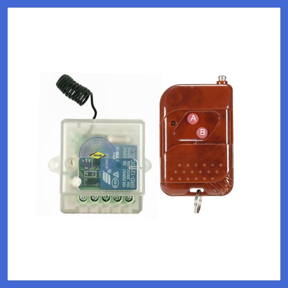 Wireless Remote Control Delay Switch System 12V 1CH Transmitter&Receiver 433MHz