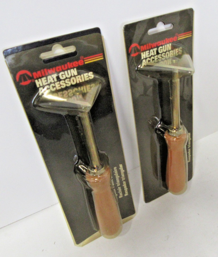 (2 Pack) New Milwaukee Triangle Multi-Purpose 2" Paint Scraper Works on Windows