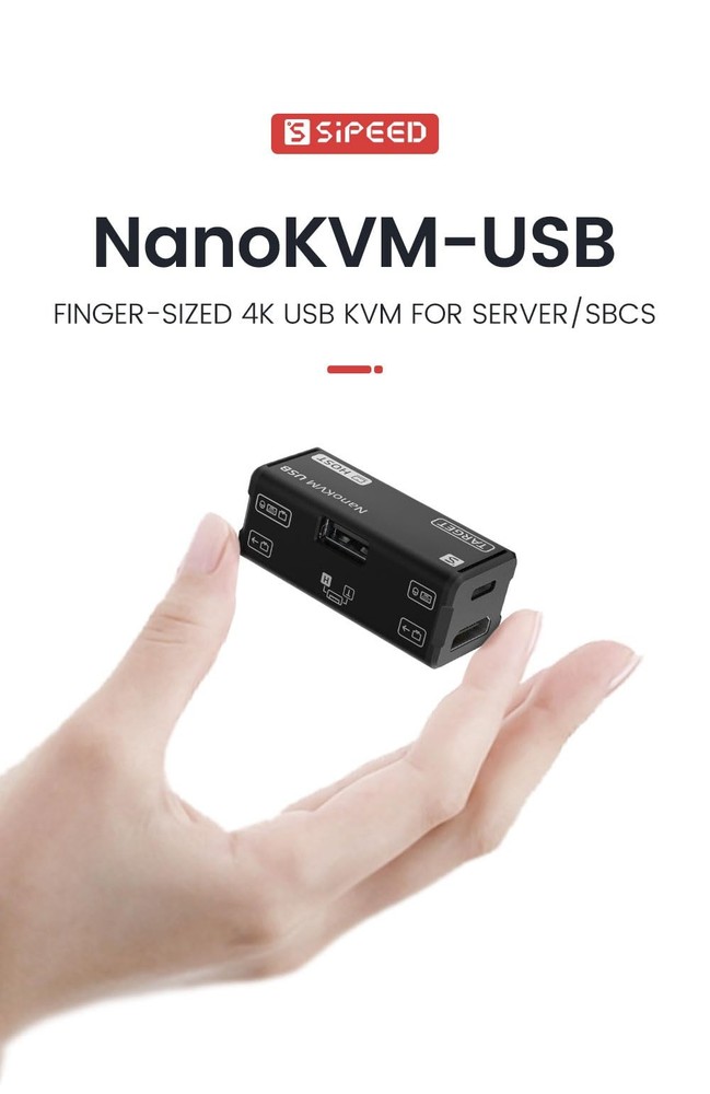 Sipeed NanoKVM-USB Operations Maintenance Server Tool Kit, Multi-Device Colla...