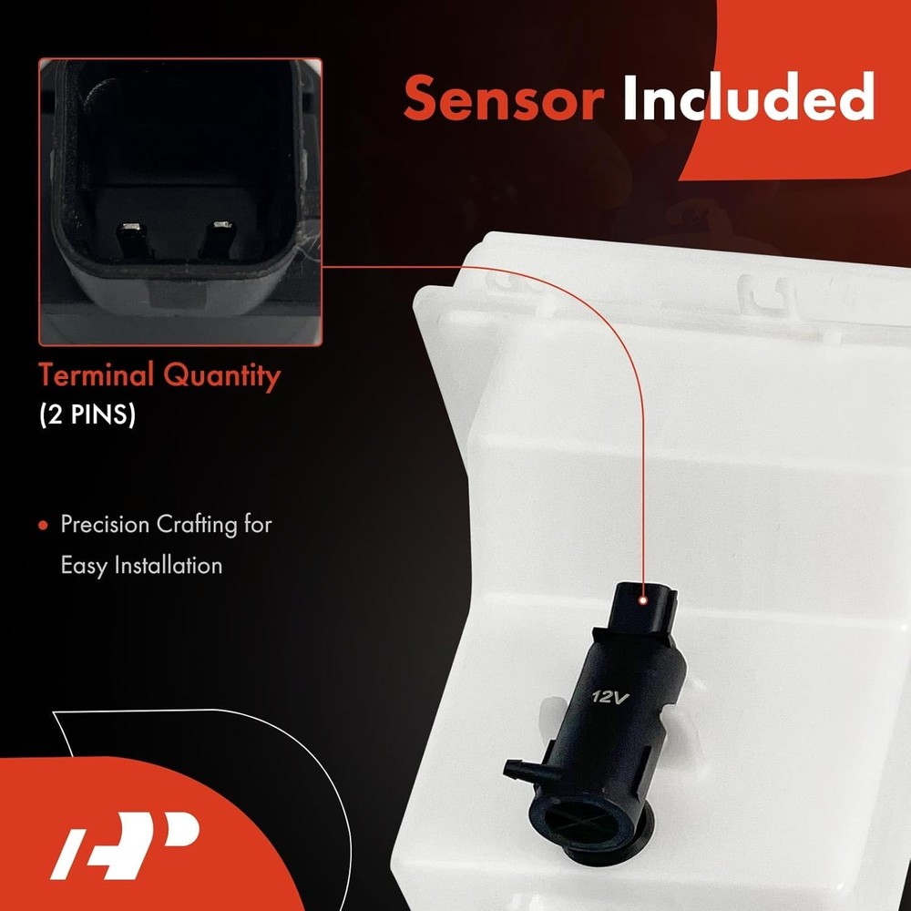 A-Premium Windshield Washer Reservoir Compatible with Select Kia Models - Rio...
