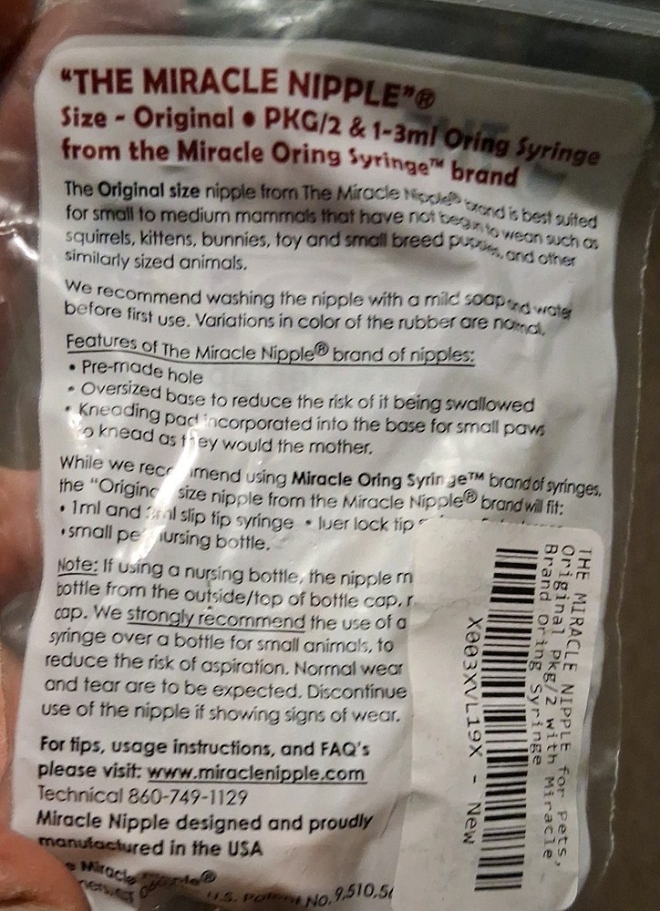Miracle Nipple, 3 Piece Pkg.