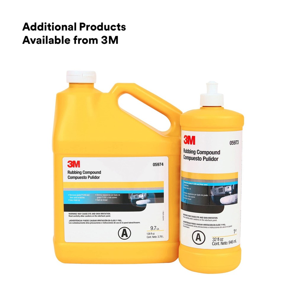 3M Rubbing Compound, 05973, Liquid Formula,1 qt 32 fl oz/946 mL