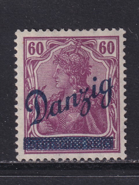 Danzig 1920 MI 47 signed MLH VF / CAT VALUE $1550