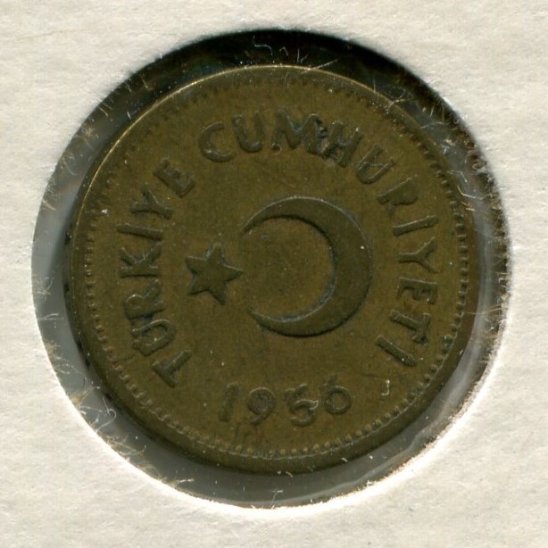 Foreign Coin - Turkey - 5 Kurus (5 Kuruş) 1956