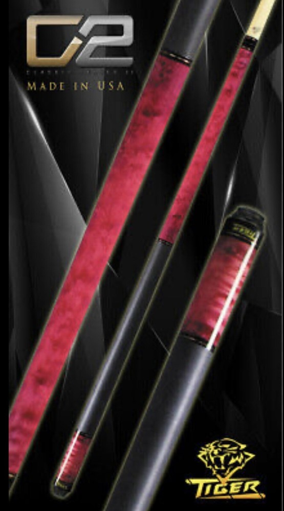 Tiger Classic 2 Series Cue (Red)