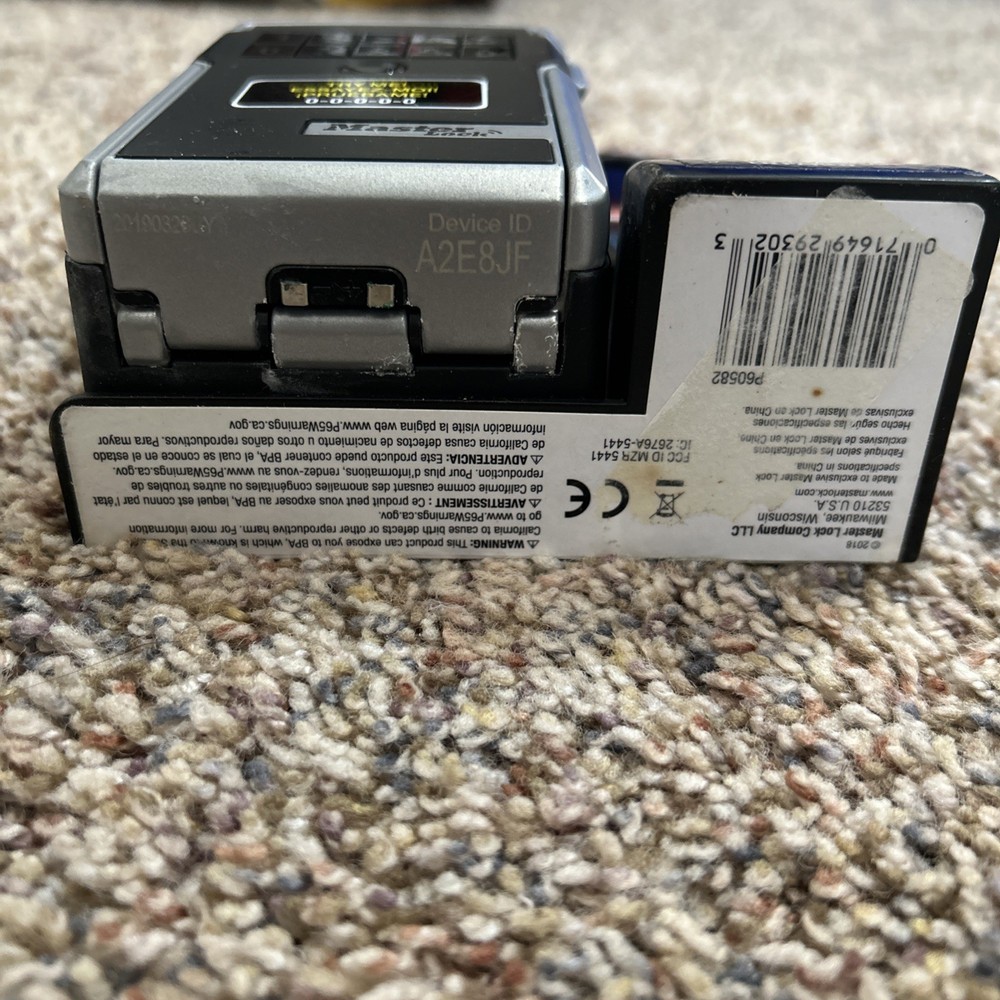 Master Lock 5441D Bluetooth Wall Mount locking storage Box