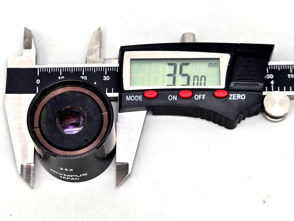 Olympus 24x Microscope Objectivem 35x31.5mm
