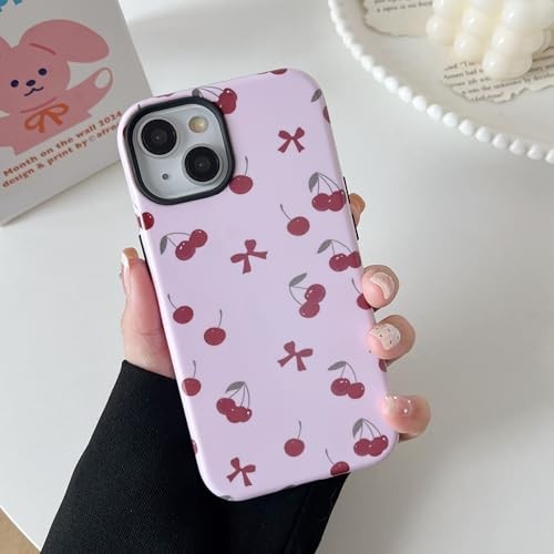 Case for iPhone 14 Plus/iPhone 15 Plus, iPhone 14 Plus/15 Plus Red Bow/Glossy