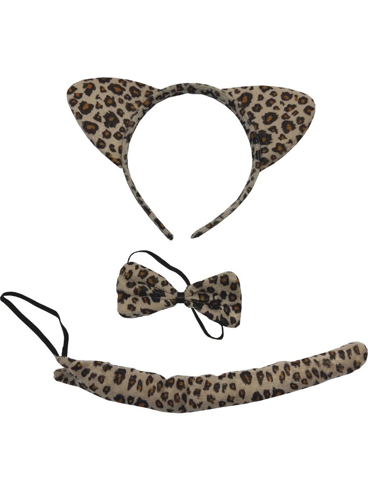 Fancy Leopard Animal Costume Accessory Set