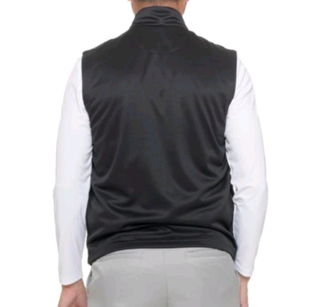 Jack Nicklaus Performance 18 Black Quilted Golf Vest Men’s