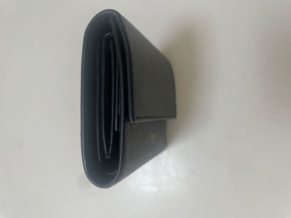 CELINE Black Tri Fold Wallet From Japan