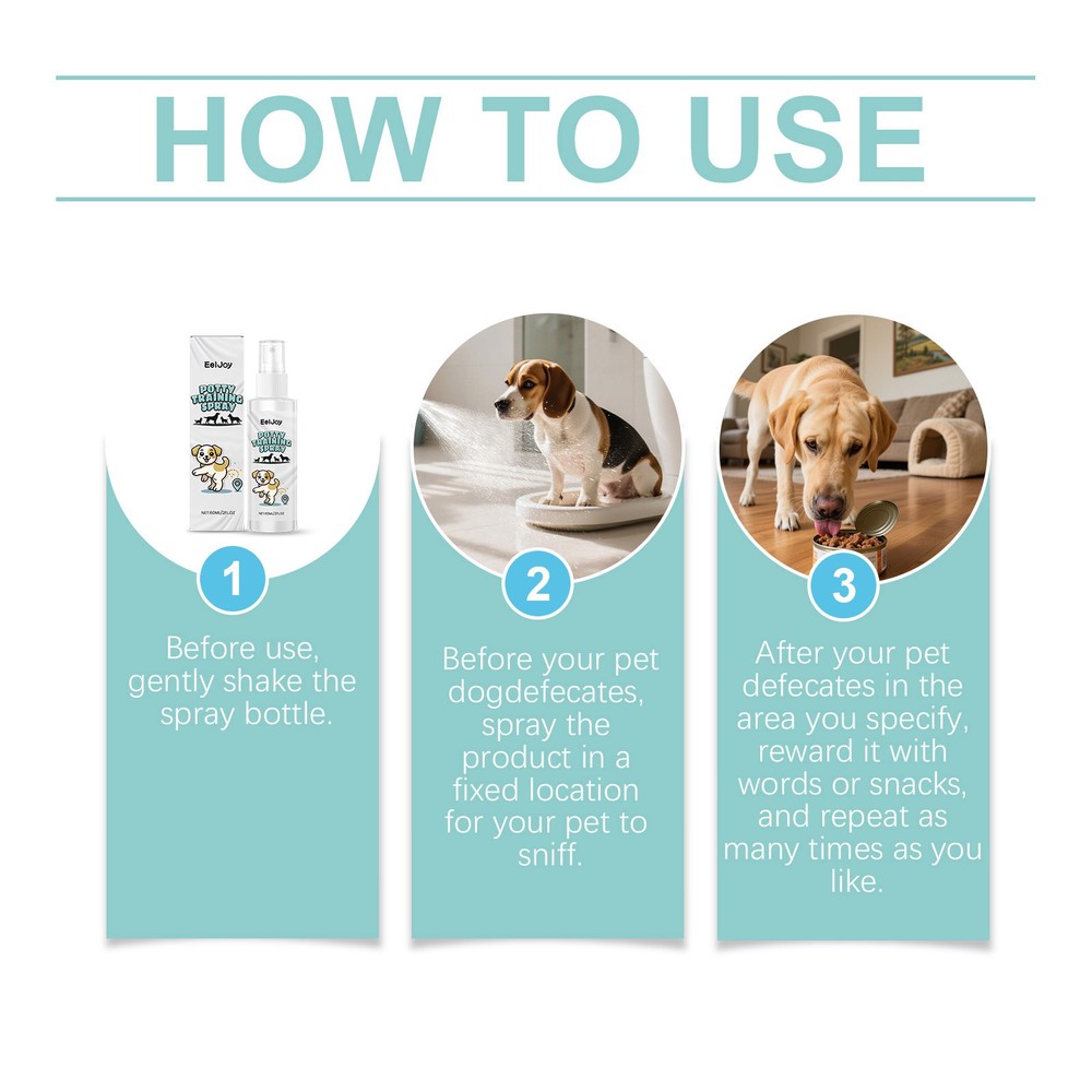 Dog Potty Training Spray – Fixed Point Positioning Guidance Daily Training 🐾