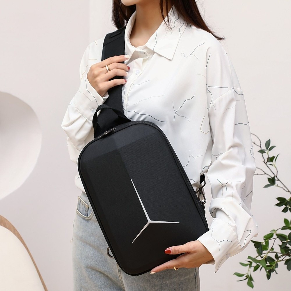 For DJI Mini 4 Pro Chest Bag Shoulder Bag Backpack & Storage Box Black