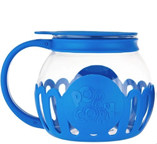 Ecolution Micro-Pop Microwave Popcorn Popper 3QT - Temperature Safe Glass