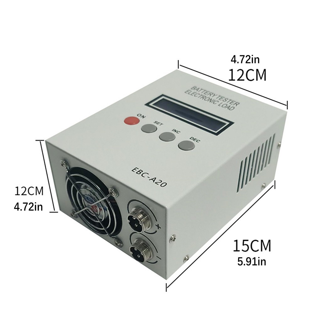 EbC‐A20 Battery capacity tester Electronic load Battery Discharge Tester