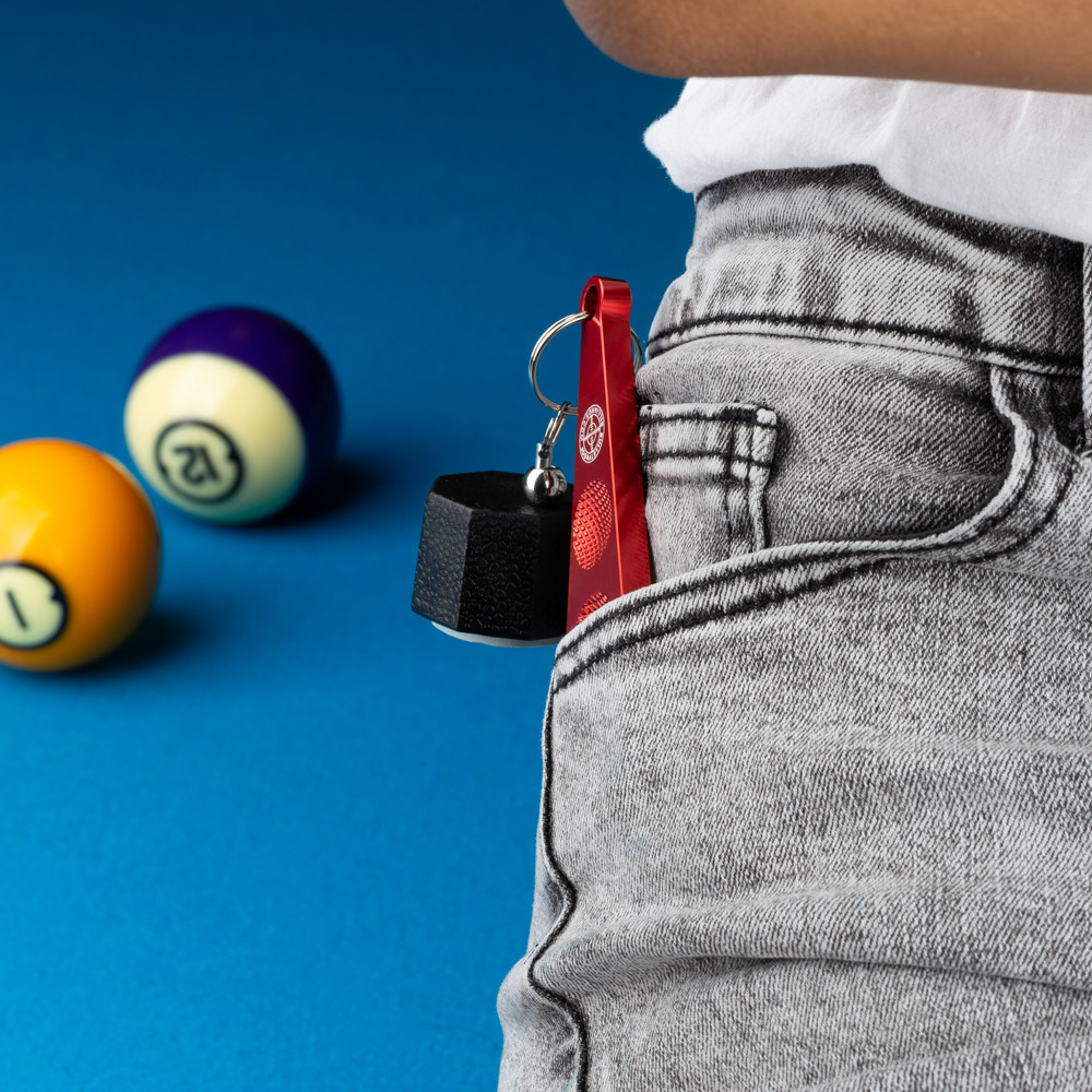 Bulletproof QCBPO Tip Tool and Pool Cue Chalker Octagon