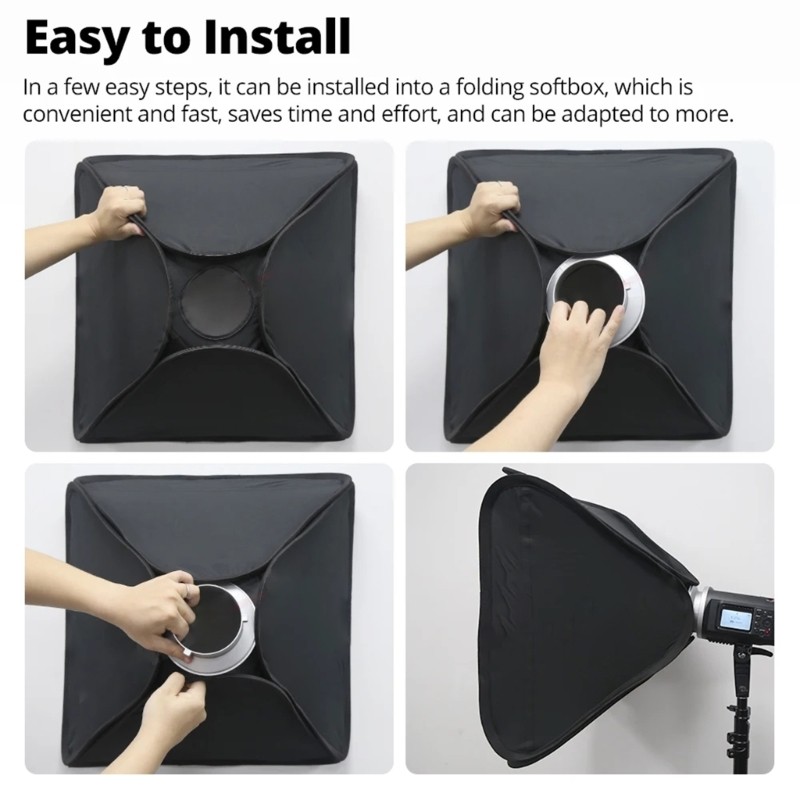 Universal 150mm Flash Mounts To Bowens Mount Rings Adapters Studio Strobe