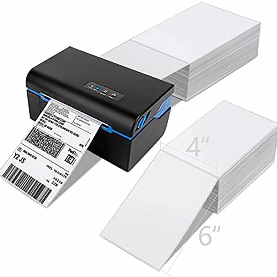 500 Sheet 4x6“ Shipping Lables for Zebra & Rollo Printers