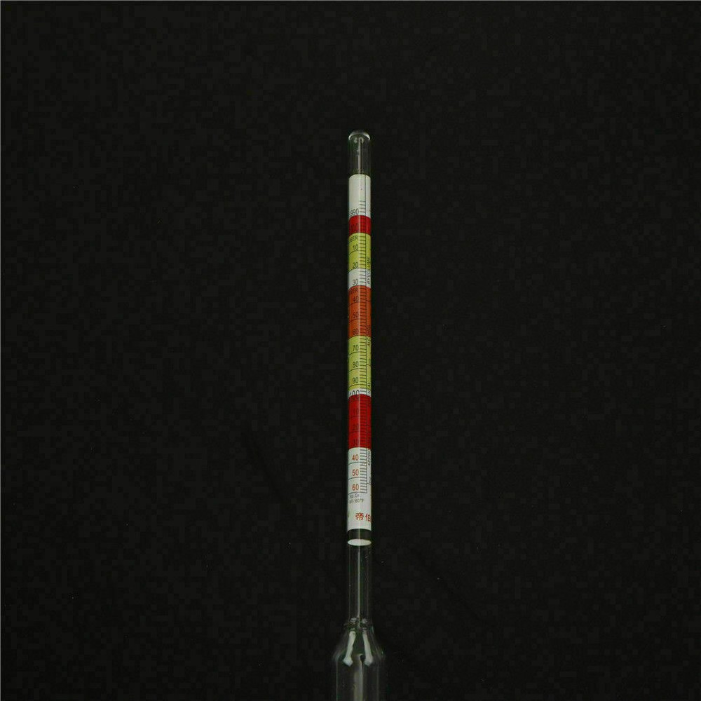 2x/Pk Beer & Wine Hydrometer for Homebrewing Wine Maker Triple Scale Hydrometer