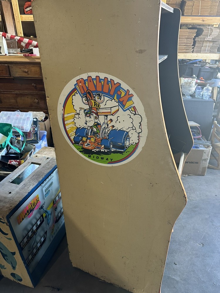 RALLY X ARCADE MACHINE by MIDWAY 1980 Empty Cab Only RARE*