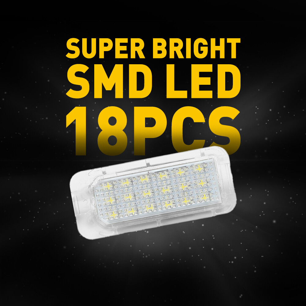 Pair LED License Plate Light Rear Tag Lamp Assembly for 2011-2019 Ford Explorer