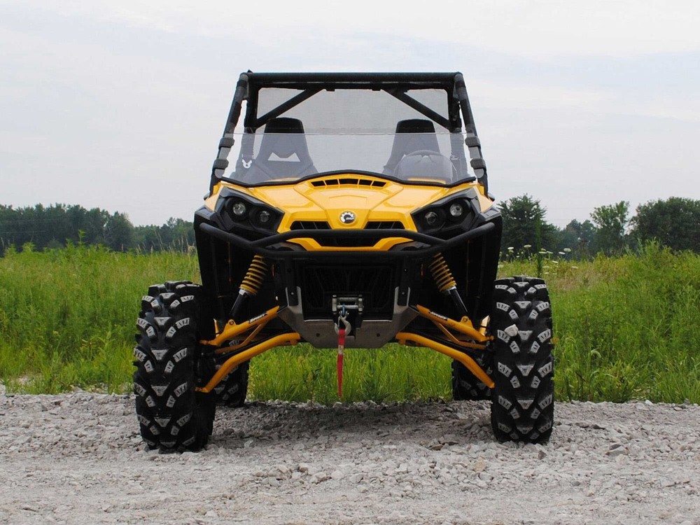 SuperATV Scratch Resistant Half Windshield for Can-Am Commander 1000 / MAX 2021+