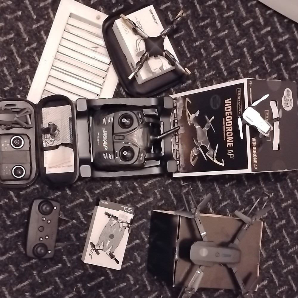 Protocol Videodrone AP & Simrex X300C RC Quadcopter With Camera Altitude Sensor