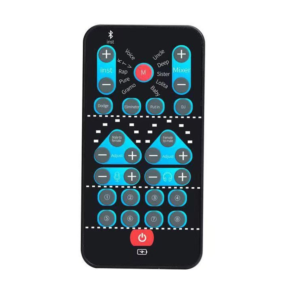 Mini Voice Changer Device Handheld Sound Card 8 Fixed Sound Effects