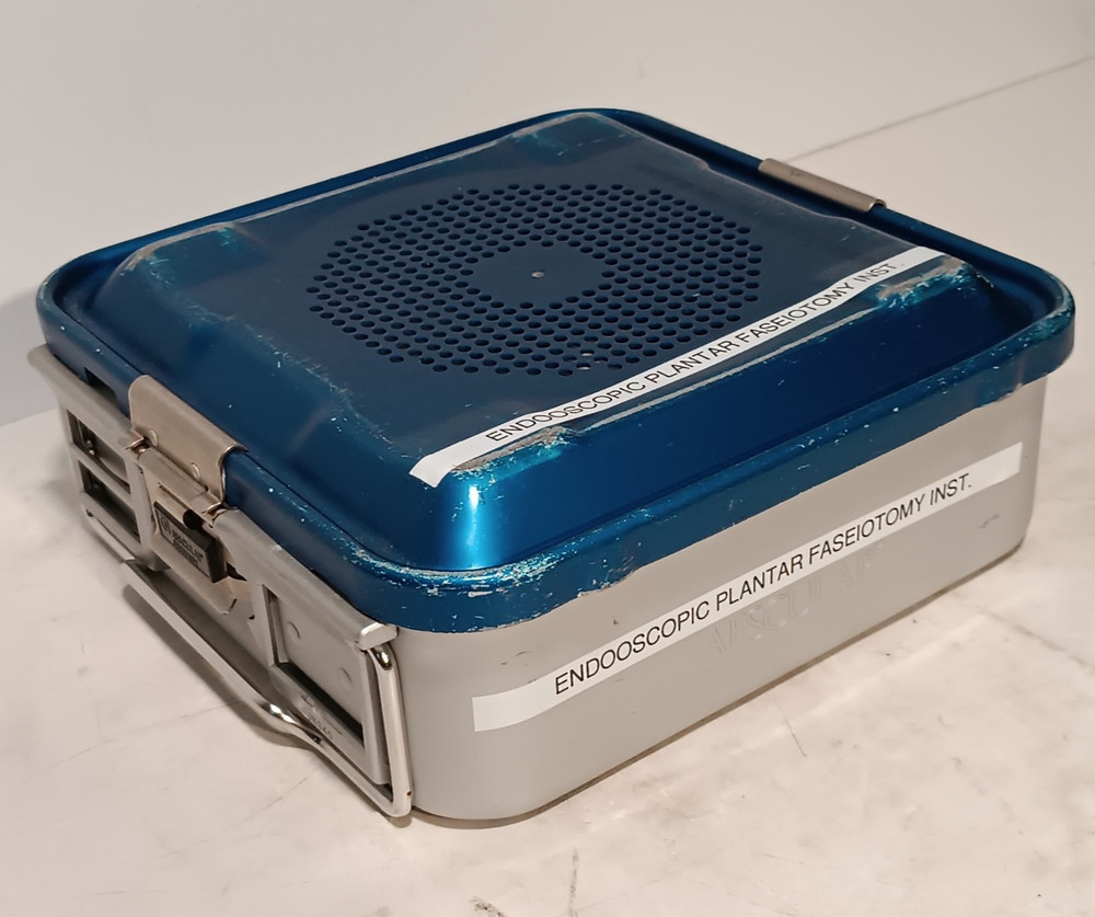 Aesculap SterilContainer System with JN340 Container & JK386 Blue Lid