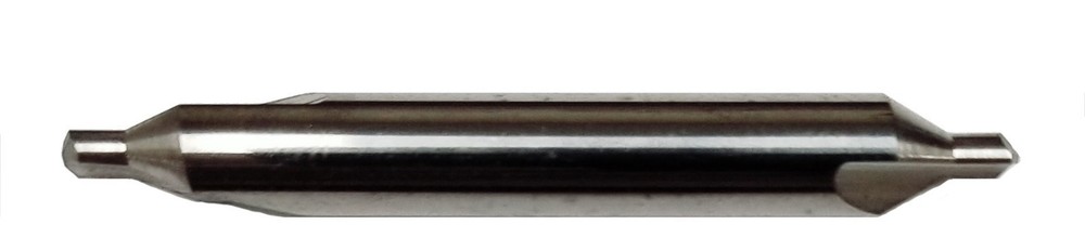 #3 Solid Carbide Center Drill – 60 Degree – 7/64" Pilot – CNC - 1/4" Shank