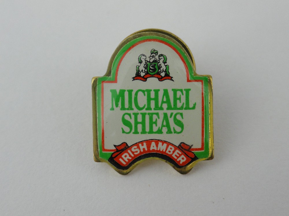 Michael Shea's Irish Amber Enamel Lapel / Hat Pin