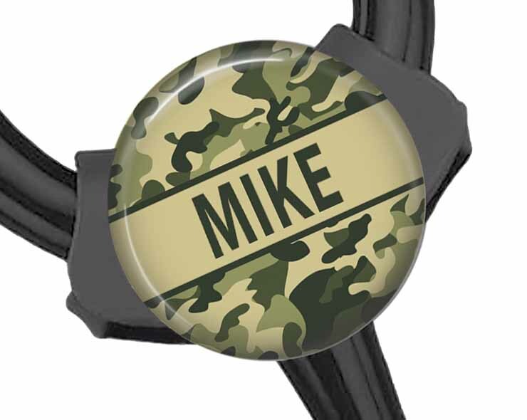 Stethoscope Yoke Tag With Camouflage Design, 636M