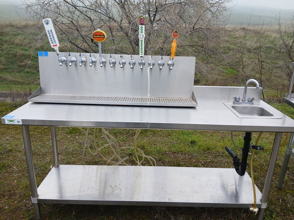 Stainless Steel Draft Beer Tap System (Multi-Tap Tower Panel)