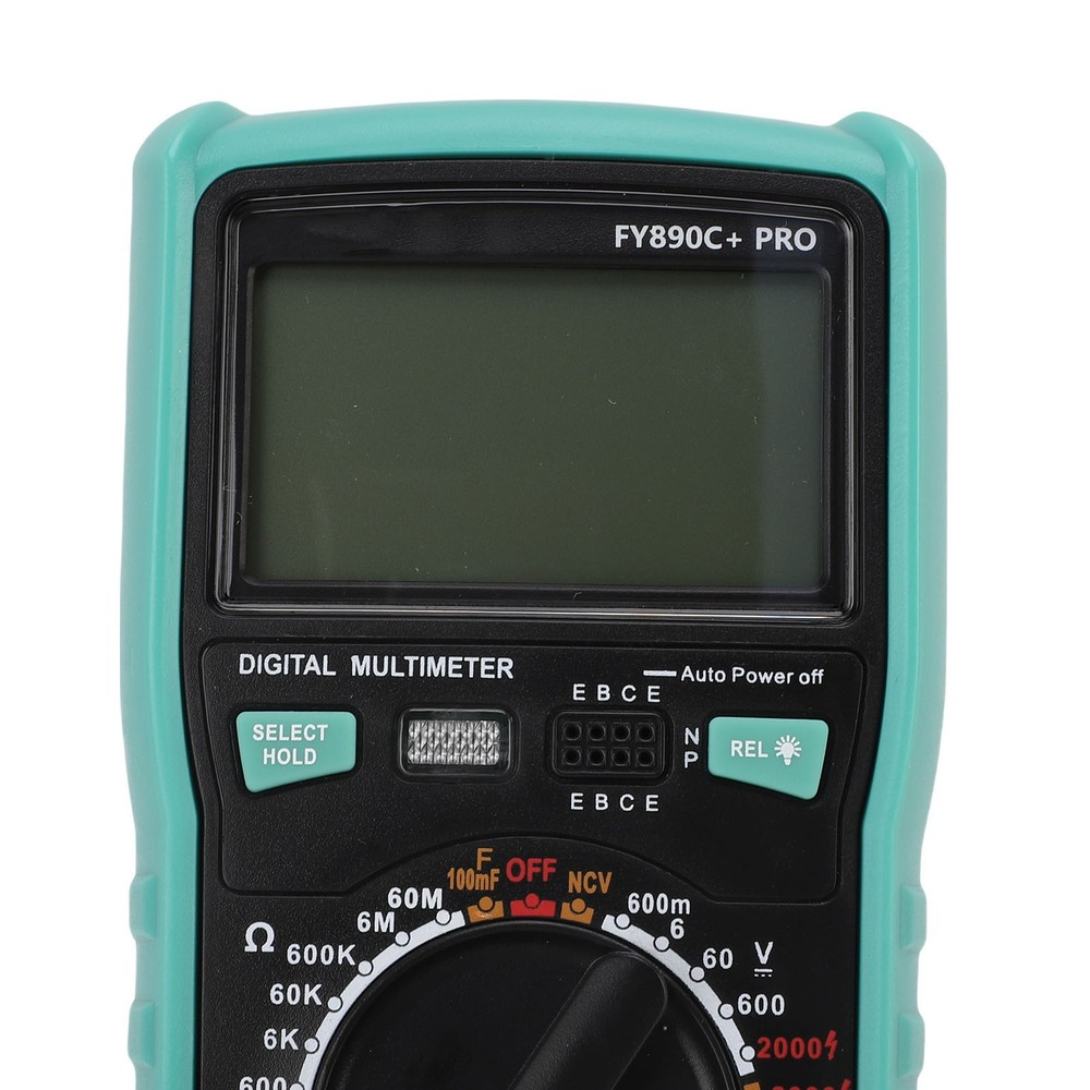 Digital Multimeter 6000 Counts Tester 2000V Voltage Current Capacitance Testing