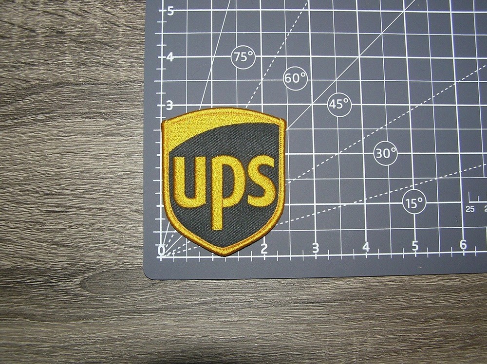 UPS Embroidered Iron On Patch 2.5" x 3"
