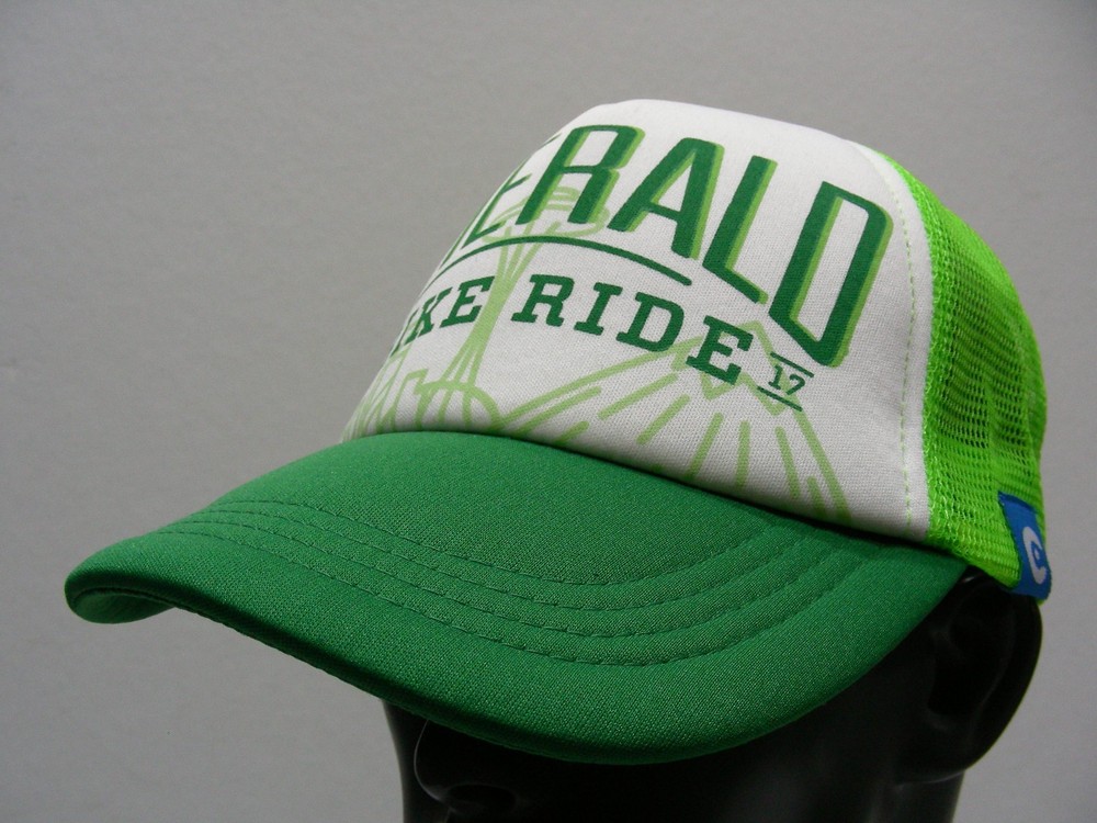 EMERALD BIKE RIDE - 2017 - ONE SIZE ADJUSTABLE SNAPBACK BALL CAP HAT!
