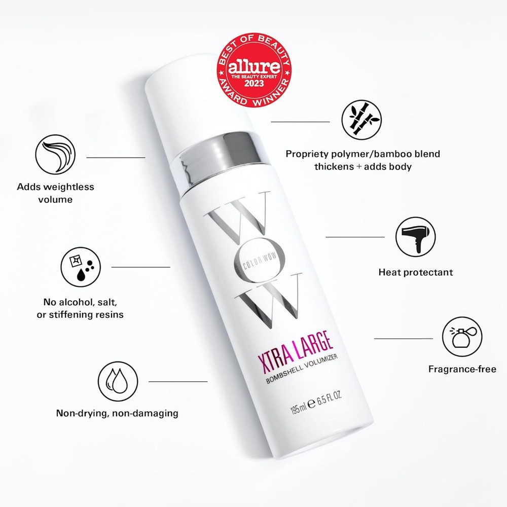 COLOR WOW Xtra Large Bombshell Volumizer Alcohol-Free Lasting Volume Thickness