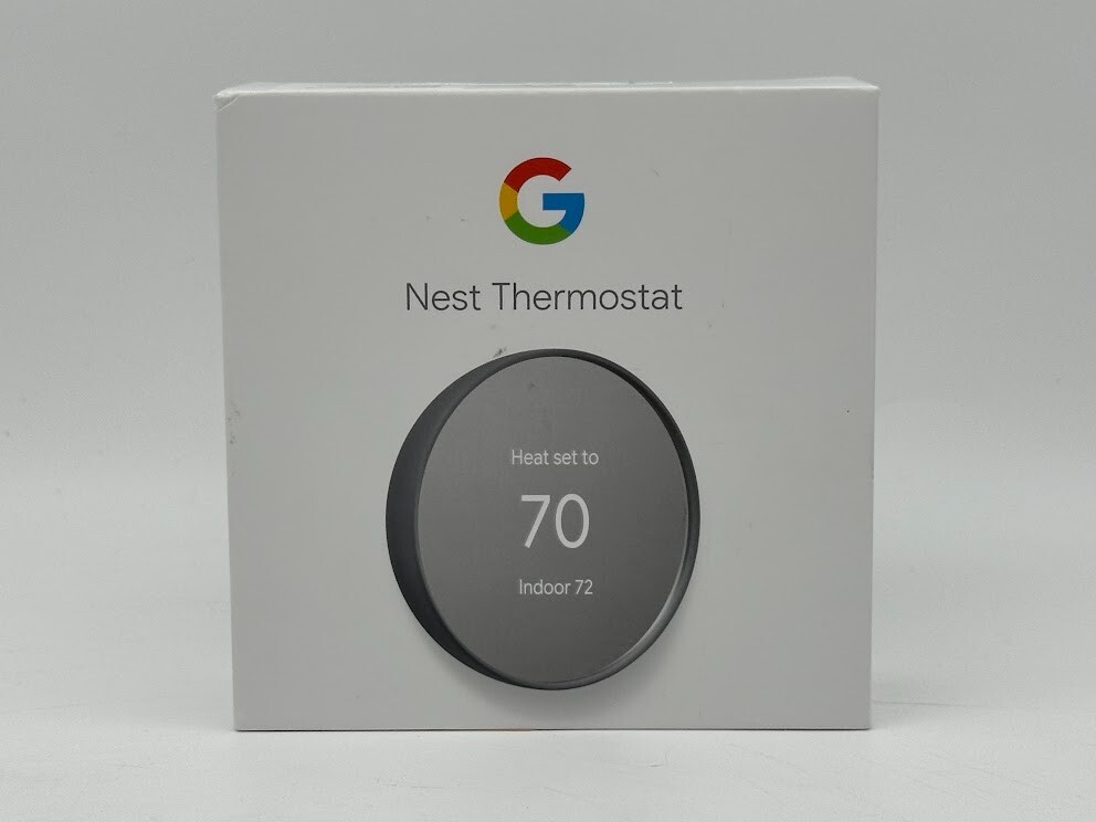 Google Nest Smart Thermostat, Charcoal - GA02081-CA