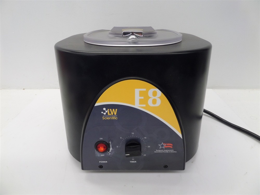 LW Scientific E8 Centrifuge W/ Blue Holders