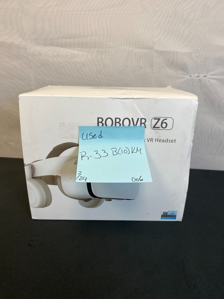 Bobovr Z6 White Foldable Wireless Bluetooth Virtual Reality Headset