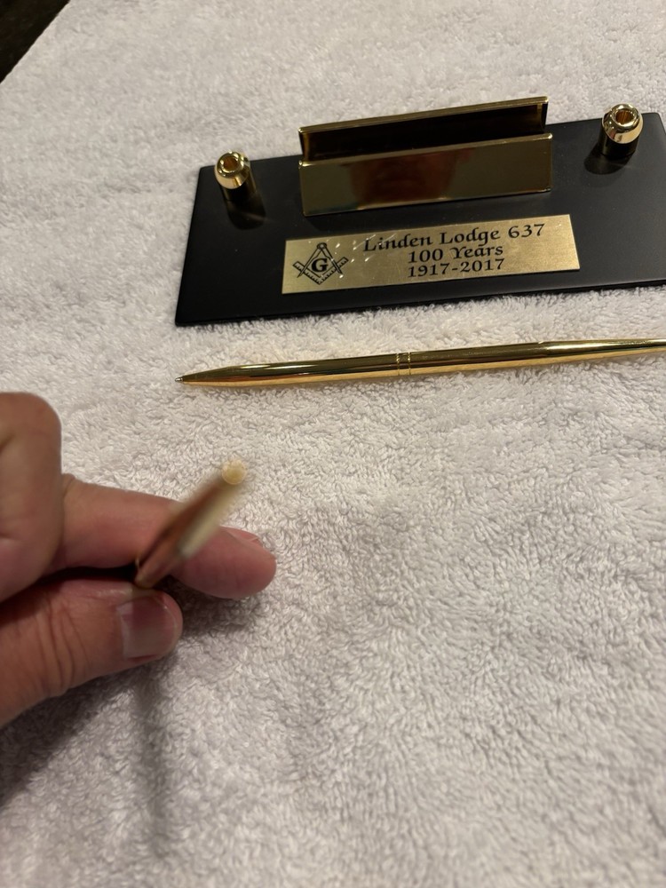 Masonic Desk Pen Set