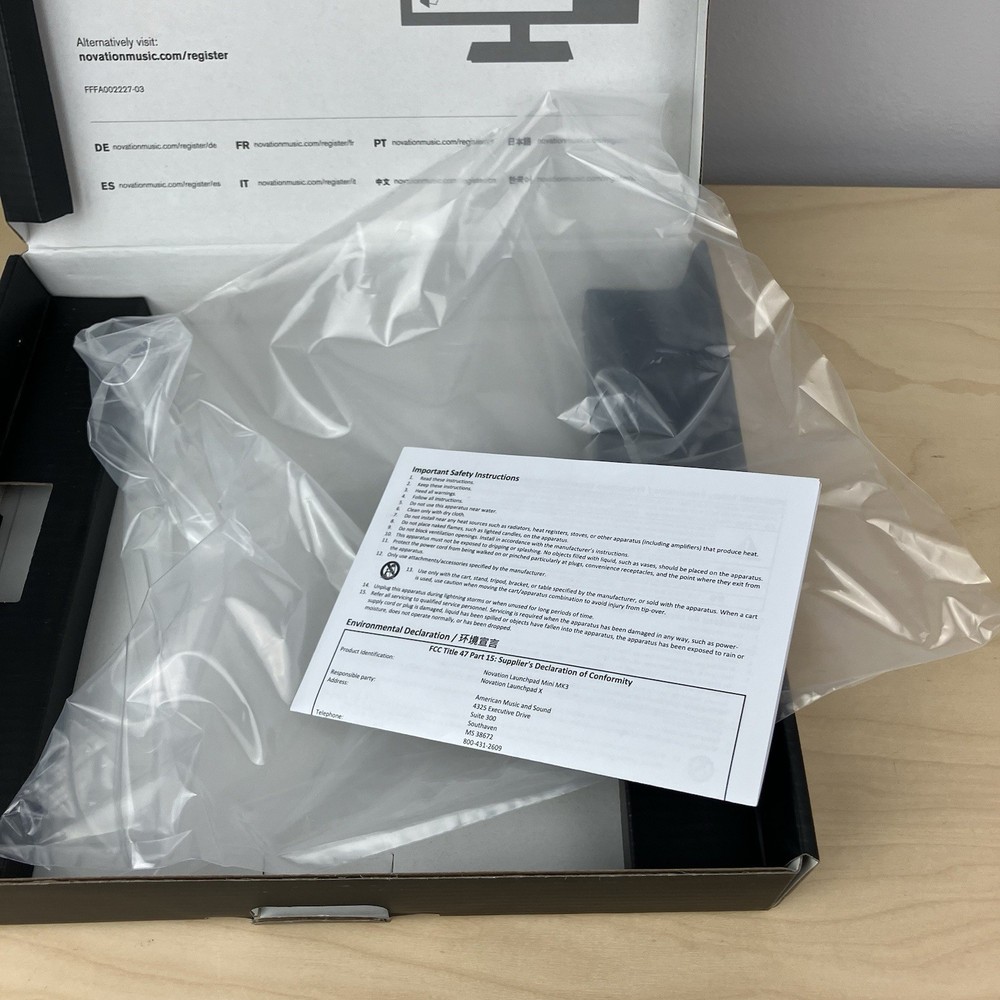 (BOX ONLY) Novation LaunchPad x Grid 64-Pad Midi Controller for Ableton Live