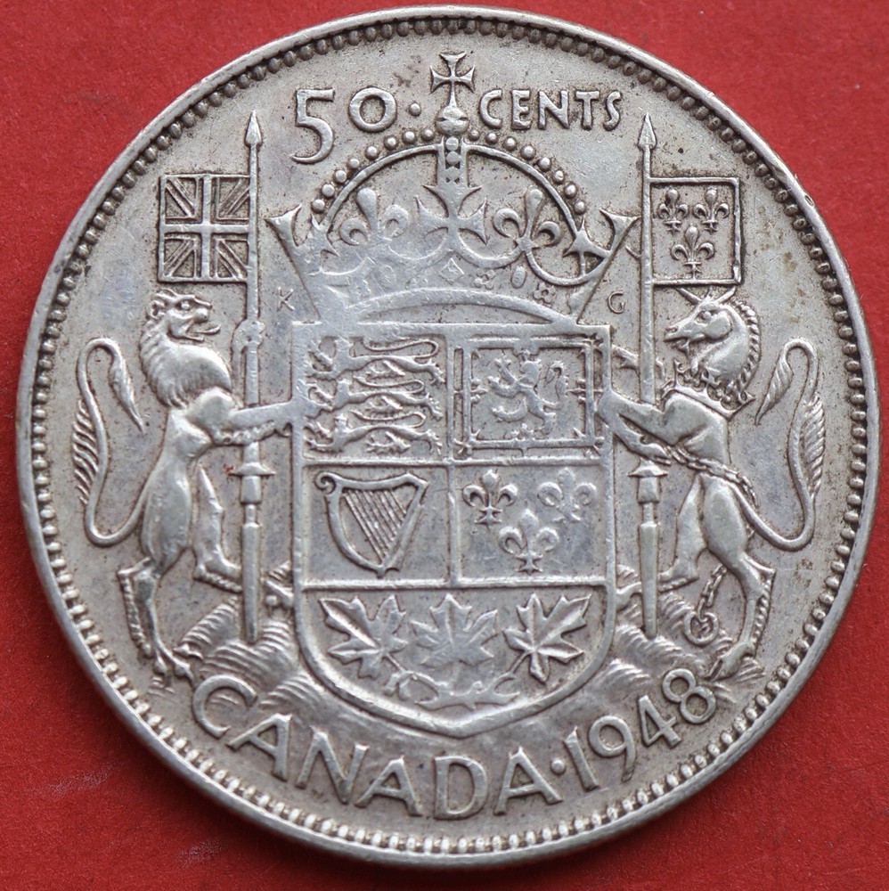 1948 Canada 50 Cents - VF - Lot#11292