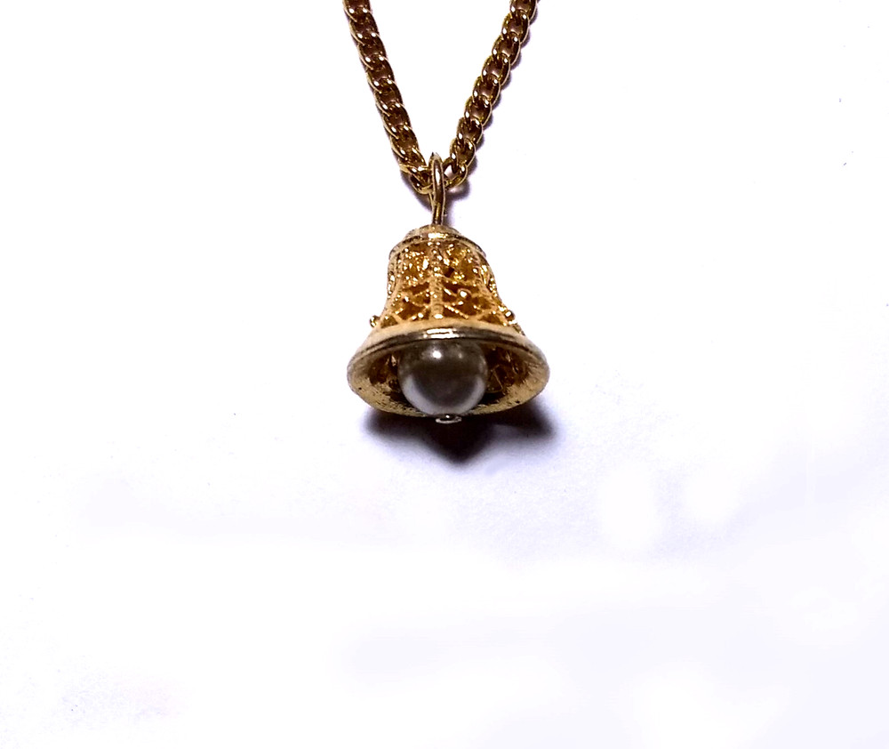 Haunted Ghost Necklace, The Bell Ringer Ghost!