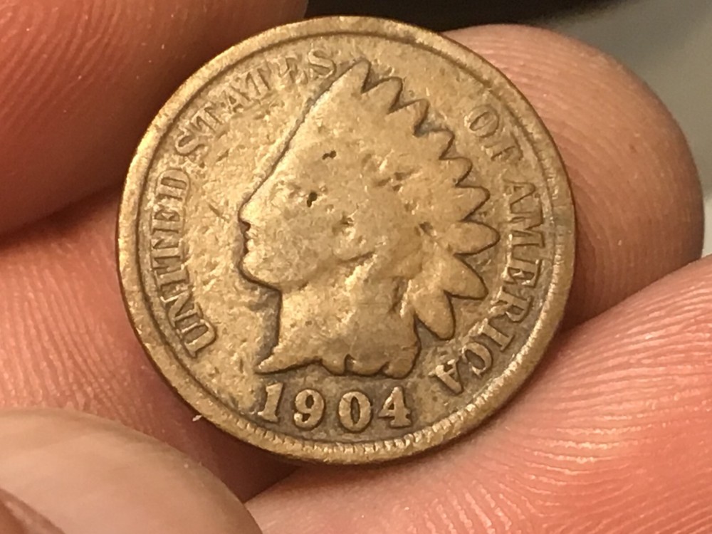 1904 Indian Head Cent Penny, 1 coin