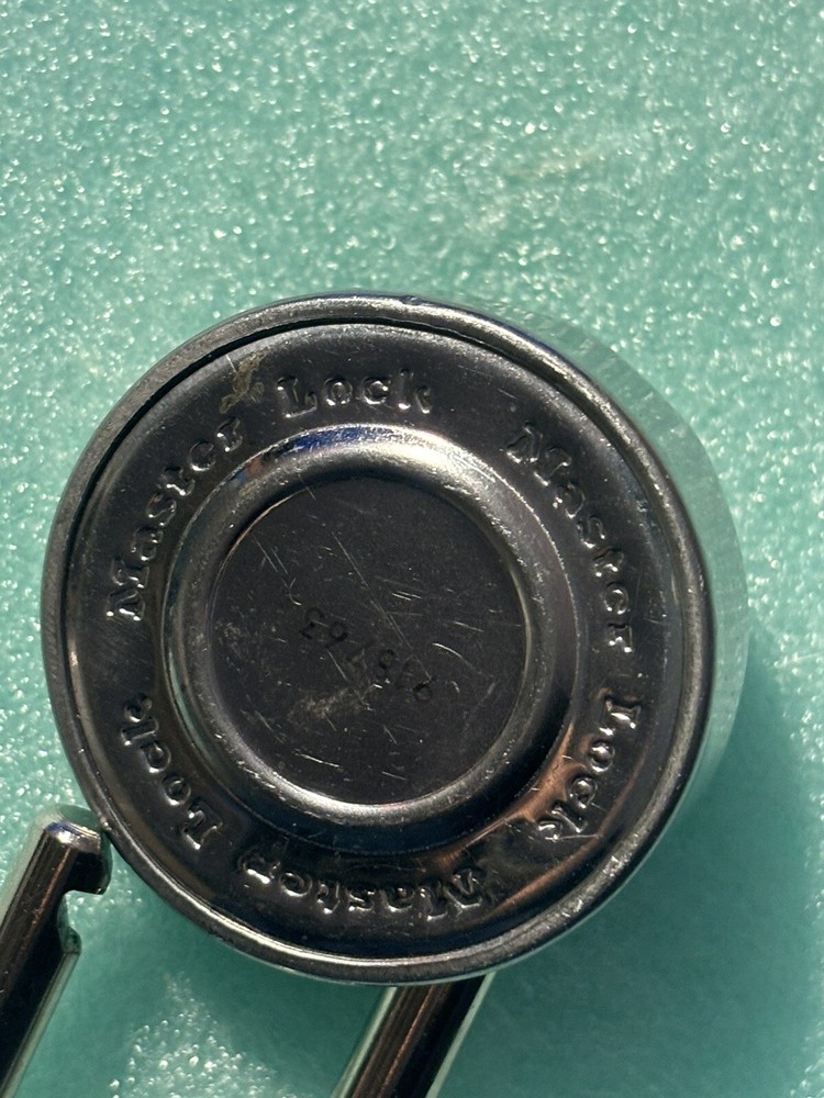 2 Master 3 DIGIT COMBINATION DIAL PAD LOCK~BLACK