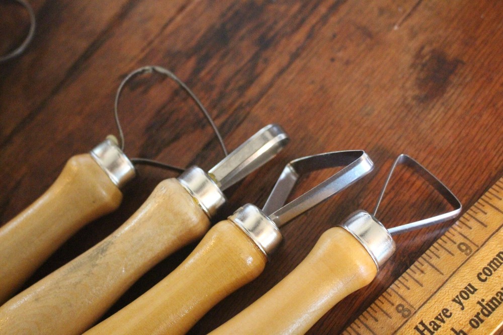 Pottery Tools, Large Loop Tools, Set of 7, New