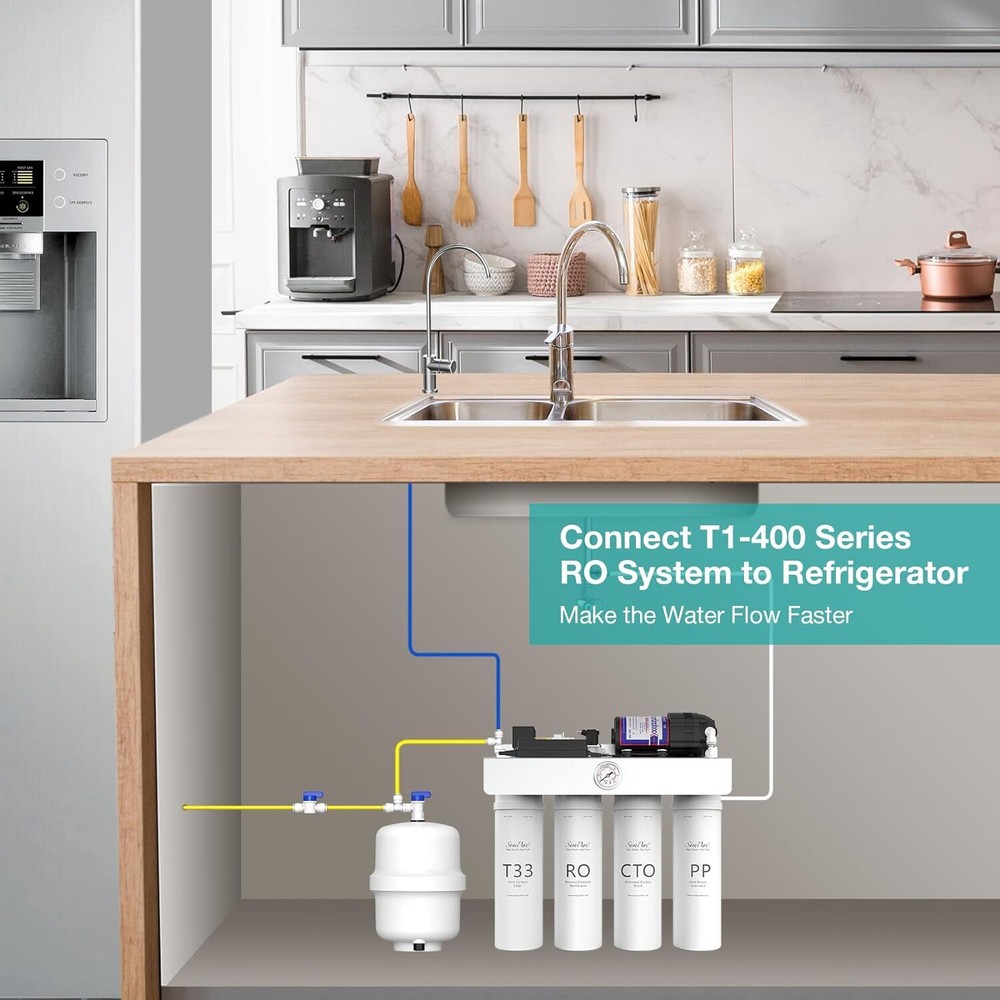 SimPure Water Pressure Tank for RO Reverse Osmosis System Refrigerator Ice Maker