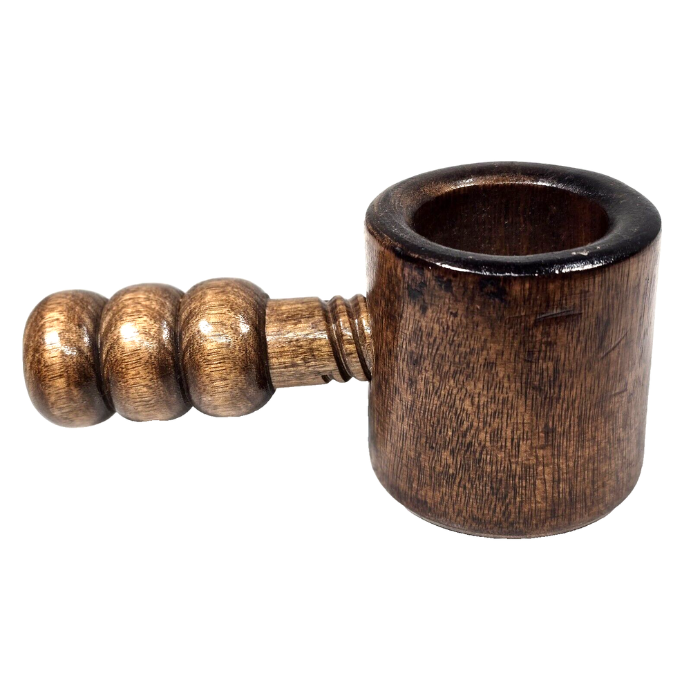 Vintage Handmade Wood Screw Tight Nutcracker